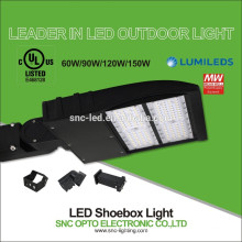 O UL 150w 240w 300w conduziu a luz alta do polo, tudo em uma luz conduzida do parque de estacionamento, luz conduzida do shoebox